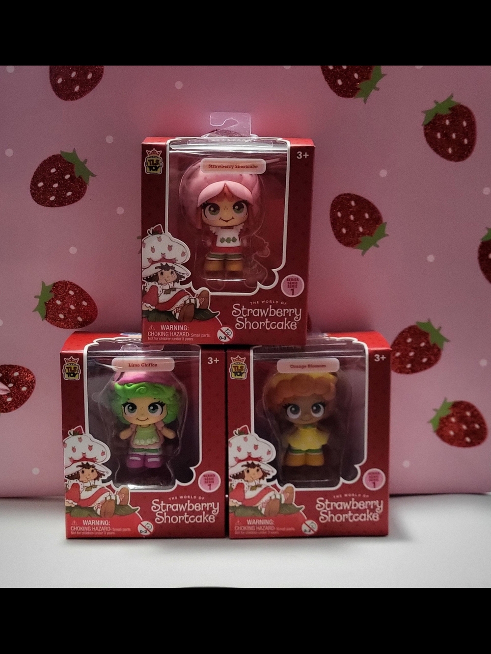 Strawberry Shortcake Cuties All 3 NIB, MAKE ME AN OFFER :)